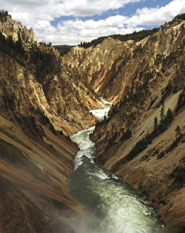Grand Canyon of the Yellowstone, Yellowstone River, Yellostone National Park, Wyoming Grand Canyon of the Yellowstone, Yellowstone River, Yellostone National Park, Wyoming