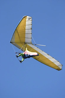 Hang glider, Otago Peninsula, South Island, New Zealand Hang glider, Otago Peninsula, South Island, New Zealand