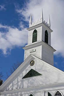 The historic 1832 Union Hall in Newfane, Vermont The historic 1832 Union Hall in Newfane, Vermont