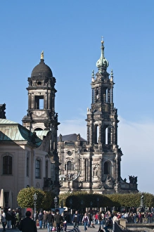 The hofkirche (Church of the Court) Dresden, Germany The hofkirche (Church of the Court) Dresden, Germany