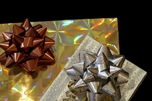 Holiday still life. Wrapped gifts. Property released Holiday still life. Wrapped gifts. Property released