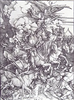 Four Horsemen of the Apocalypse by Durer GERMANY Copyright: AAACollectionLtd Four Horsemen of the Apocalypse by Durer GERMANY Copyright: AAACollectionLtd