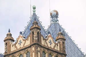 HUNGARY-Budapest: Hungarian Art Nouveau: Detail of the Geological Institute (b HUNGARY-Budapest: Hungarian Art Nouveau: Detail of the Geological Institute (b