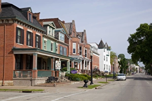 IA, Dubuque, Specialty Shops in historic buildings, on Bluff Street, built in 1800's IA, Dubuque, Specialty Shops in historic buildings, on Bluff Street, built in 1800's