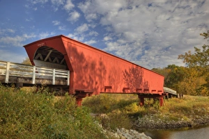 IA, Madison County, Roseman Covered Bridge, built in 1883, spans Middle River IA, Madison County, Roseman Covered Bridge, built in 1883, spans Middle River