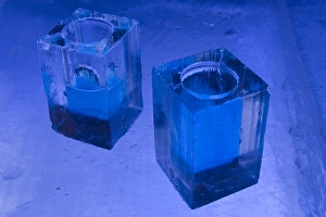 Ice Glasses with Vodka based drink, Jukkasjarvi, Northern Sweden Ice Glasses with Vodka based drink, Jukkasjarvi, Northern Sweden