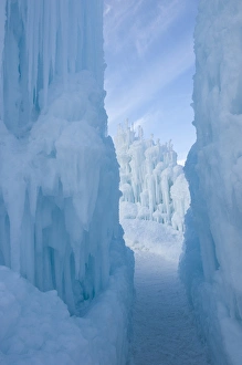 Ice Sculptures at Zermatt Resort, Midway, Utah Ice Sculptures at Zermatt Resort, Midway, Utah