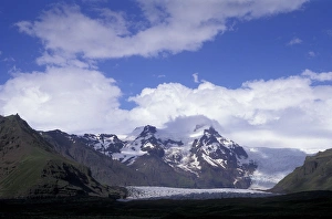 Iceland, Svinafellsjokull Falljokull Glacier Tongue Iceland, Svinafellsjokull Falljokull Glacier Tongue