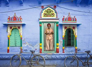India, Rajasthan, spiritual man in doorway. Credit as: Jim Nilsen / Jaynes Gallery / DanitaDelimont India, Rajasthan, spiritual man in doorway. Credit as: Jim Nilsen / Jaynes Gallery / DanitaDelimont