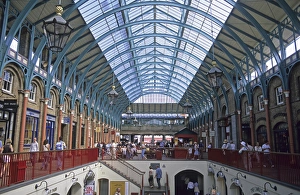 Interior of the Covent Garden Market in London, England Interior of the Covent Garden Market in London, England