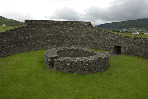 IRELAND, Kerry, Ring of Kerry. Cahergal stone fort IRELAND, Kerry, Ring of Kerry. Cahergal stone fort
