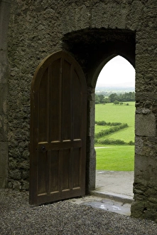 IRELAND, Tipperary, Cashel. Doorway, Rock of Cashel IRELAND, Tipperary, Cashel. Doorway, Rock of Cashel