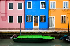 Italy, Burano. Colorful windows and walls. Credit as: Jim Nilsen / Jaynes Gallery / DanitaDelimont Italy, Burano. Colorful windows and walls. Credit as: Jim Nilsen / Jaynes Gallery / DanitaDelimont