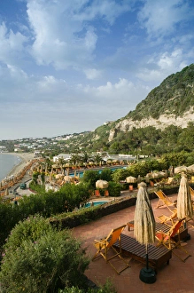 ITALY-Campania-(Bay of Naples)-ISCHIA-CITARA:Giardini Poseidon Water Park View / Sunset ITALY-Campania-(Bay of Naples)-ISCHIA-CITARA:Giardini Poseidon Water Park View / Sunset