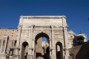 Italy, Rome. The Forum. Arch of Septimus Severus Italy, Rome. The Forum. Arch of Septimus Severus