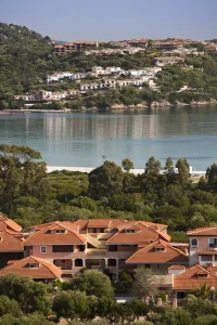 ITALY, Sardinia, Porto Rotondo. Oceanside condos ITALY, Sardinia, Porto Rotondo. Oceanside condos