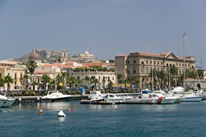 ITALY-Sicily-MILAZZO: Town View from the Harbor ITALY-Sicily-MILAZZO: Town View from the Harbor