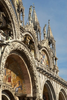Italy; Venice. Saint Marks Basilica is the most famous church in Venice Italy; Venice. Saint Marks Basilica is the most famous church in Venice