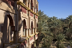 Kasbah Hotel and Restaurant: part of the hotel and the garden Kasbah Hotel and Restaurant: part of the hotel and the garden