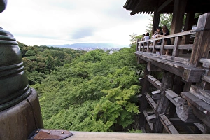Kiyomizudera Temple is one of Kyotos most famous temples and sits on the side Kiyomizudera Temple is one of Kyotos most famous temples and sits on the side