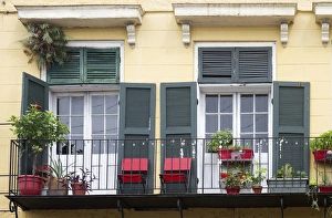 LA, New Orleans, French Quarter, architecture LA, New Orleans, French Quarter, architecture