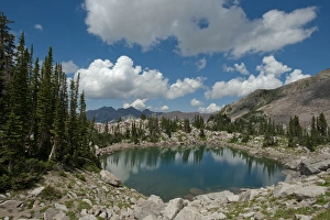 Lake Catherine, on the Brighton Lakes Trail, Big Cottonwood Canyon, Uinta Wasatch Lake Catherine, on the Brighton Lakes Trail, Big Cottonwood Canyon, Uinta Wasatch
