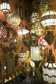 Lanterns for sale in the Souk, Marrakech (Marrakesh), Morocco, North Africa, Africa Lanterns for sale in the Souk, Marrakech (Marrakesh), Morocco, North Africa, Africa