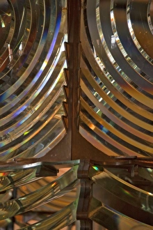 Lens of the historic Farallon Island lighthouse displayed at the San Francisco Maritime Lens of the historic Farallon Island lighthouse displayed at the San Francisco Maritime