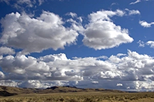 Low clouds over the high desert north of Jordan Valley, Oregon Low clouds over the high desert north of Jordan Valley, Oregon