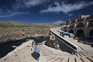 Malta, Southeast, Wied iz-Zurrieq, harbor inlet by the Blue Grotto Malta, Southeast, Wied iz-Zurrieq, harbor inlet by the Blue Grotto
