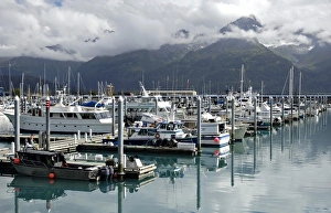 Marina in Resurrection Bay, Seward Alaska USA Marina in Resurrection Bay, Seward Alaska USA