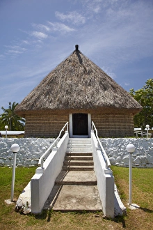 Meeting House, Solevu Village (Shell Village), Malolo Island, Mamanuca Islands, Fiji Meeting House, Solevu Village (Shell Village), Malolo Island, Mamanuca Islands, Fiji