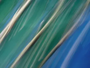 Metallic Abstract Print