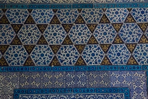 Middle East Turkey and city of Istanbul with the beautiful tile work of the Topkapi Middle East Turkey and city of Istanbul with the beautiful tile work of the Topkapi