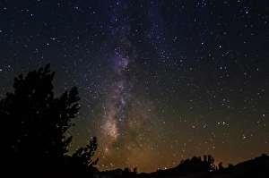 The Milky Way above Dusy Basin, Kings Canyon National Park, California USA The Milky Way above Dusy Basin, Kings Canyon National Park, California USA