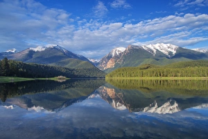 Mission Reservoir reflecting peaks of the Mission Mountains near St Ignatius, Montana Mission Reservoir reflecting peaks of the Mission Mountains near St Ignatius, Montana