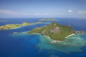 Monu Island, Mamanuca Islands, Fiji, South Pacific - aerial Monu Island, Mamanuca Islands, Fiji, South Pacific - aerial