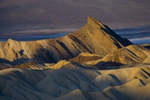 Mornings first light on Zabriskie Point and Death Valley Below. Death Valley N Mornings first light on Zabriskie Point and Death Valley Below. Death Valley N