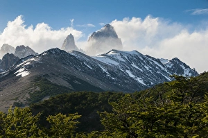 Mount Fitzroy, Unesco world heritage sight El Chalten, Argentina, South America Mount Fitzroy, Unesco world heritage sight El Chalten, Argentina, South America