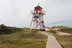NA, Canada, Prince Edward Island National Park. Cove Head lighthouse NA, Canada, Prince Edward Island National Park. Cove Head lighthouse