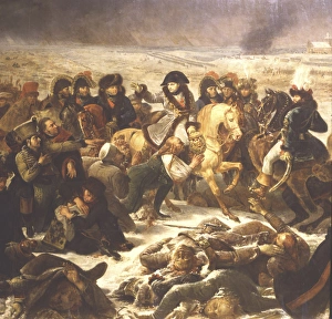 Napoleon at the Battle of Eylau. 1807. Painting by Gros. FRANCE Napoleon at the Battle of Eylau. 1807. Painting by Gros. FRANCE