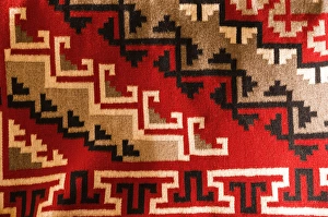 Navajo rugs, Hubbell Trading Post National Historic Site, Arizona USA Navajo rugs, Hubbell Trading Post National Historic Site, Arizona USA