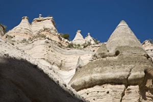 NM, New Mexico, Kasha-Katuwe Tent Rocks National Monument, cone shaped tent rock formations NM, New Mexico, Kasha-Katuwe Tent Rocks National Monument, cone shaped tent rock formations