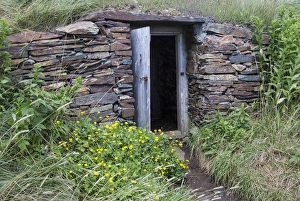 North America, Canada, NL, root cellar in Elliston, the root cellar capital of the world North America, Canada, NL, root cellar in Elliston, the root cellar capital of the world
