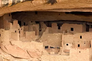 Images Dated 9th April 2005: North America, USA, Colorado. Cliff dwellings in Mesa Verde