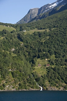 Norway, Geirangerfjord, Geiranger. Scenic fjord views near Geiranger. UNESCO Norway, Geirangerfjord, Geiranger. Scenic fjord views near Geiranger. UNESCO