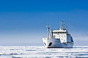 Norway. Pack ice near Martensoya (Marten Island) Svalbard Archipelago, Norway Norway. Pack ice near Martensoya (Marten Island) Svalbard Archipelago, Norway