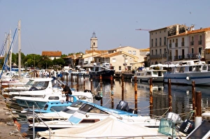 The old harbour. Marseillan. Languedoc. France. Europe The old harbour. Marseillan. Languedoc. France. Europe