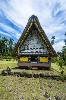 Oldest Bai of Palau, an house for the village chiefs, Island of Babeldoab, Palau Oldest Bai of Palau, an house for the village chiefs, Island of Babeldoab, Palau