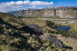 Panorama of the Unesco world heritage sight El Chalten, Argentina, South America Panorama of the Unesco world heritage sight El Chalten, Argentina, South America